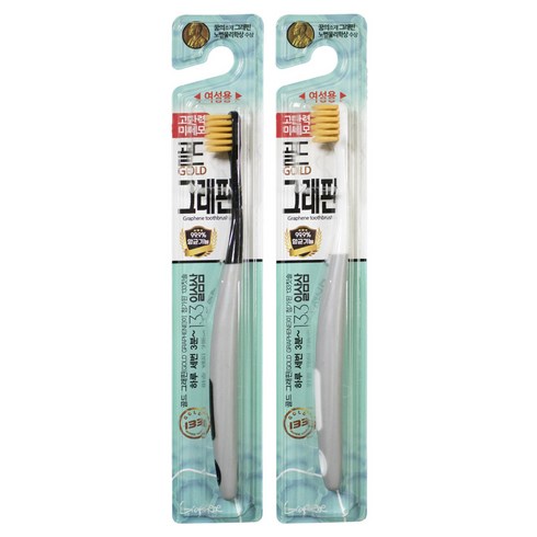 골드 그래핀 여성용 칫솔 (랜덤) 고탄력 미세모, 1개, 1개