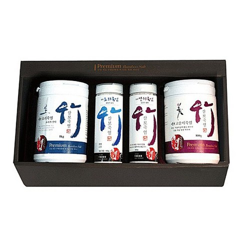 2023년 가성비 최고 프리미엄선물세트 - 삼보죽염 프리미엄선물세트 (1회 180g + 1회 1kg + 2회 180g + 2회 800g)