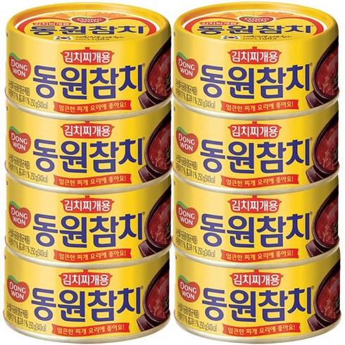 동원 김치찌개용 참치 200g, 8개