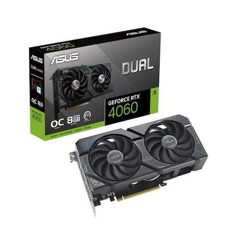 ASUS DUAL 지포스 RTX 4060 O8G OC D6 8GB