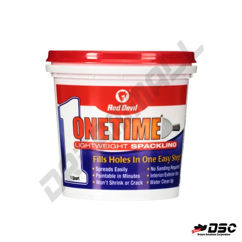 [RED DEVIL] ONE TIME Lightweight Spackling (레드드빌/원타임 다용도 메꿈이) 210ml/Can, 1개