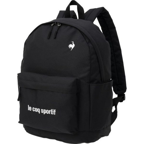 르꼬끄백팩 - 르꼬끄 Coq Sportif 백팩 배낭 3.7갤런17L 심플 PC 포켓 접이식 우산 플라스틱 병 보관 가능 작은 공간 직장 또는 학교 통근 체육관 F, Black