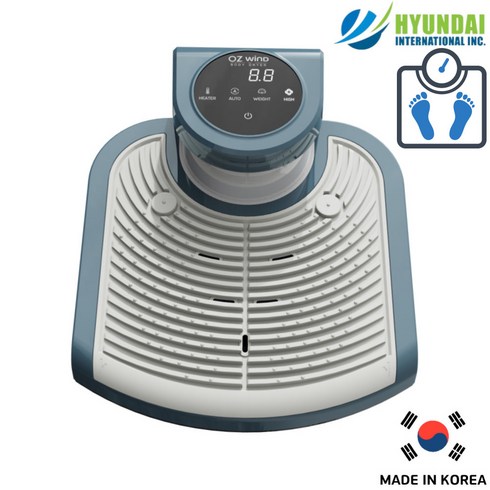 공식 판매처 현대인터내셔널 오즈윈드 바디샷 프리미엄 체중계 BD-VH8130S (민트/그린) 바디드라이어 신체건조기, 민트(바디)+라이트 그레이(발판)