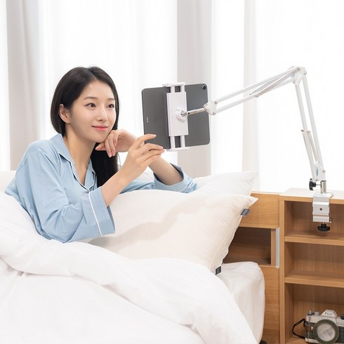 X&X 니케 클램프형 태블릿 거치대, 50cm*50cm, 블랙