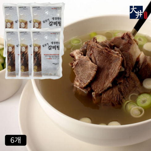 대정한우 한우갈비탕 600g 6팩, 1개