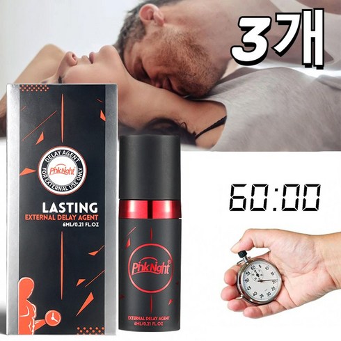 Pinknight men's spray 남성 롱타임 스프레이 롱래스팅 롱파워 관계 미스트, 3개, 6ml