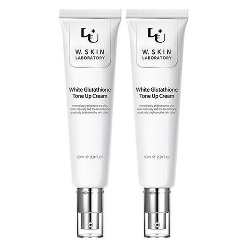 W. 화이트 글루타치온 톤업크림 60ml X2 -