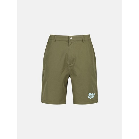 Heart Chino Shorts Olive