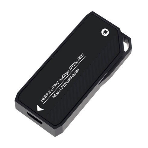M. 2 to Type-C Solid Disk NVME 하드 드라이브 인클로저 케이스 어댑터 보드 20Gbps, 짧은 스타일