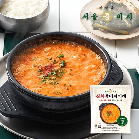 서울콩비지 김치콩비지찌개 450gx3팩 (총 1.35kg), 3개