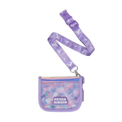 [피터젠슨] 피터 매직 유니콘 지갑 PTX62AC56M 바이올렛 아동 유아 벨크로 목걸이 줄 월렛 가을 겨울