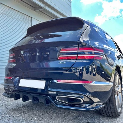 제네시스GV80 리어 바디킷 에어로파츠 에어댐, 리어 바디킷 무도색