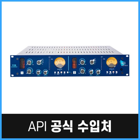 아이피셀렉트 - API Select T25 2-Channel Tube Compressor 2채널 튜브 컴프레서