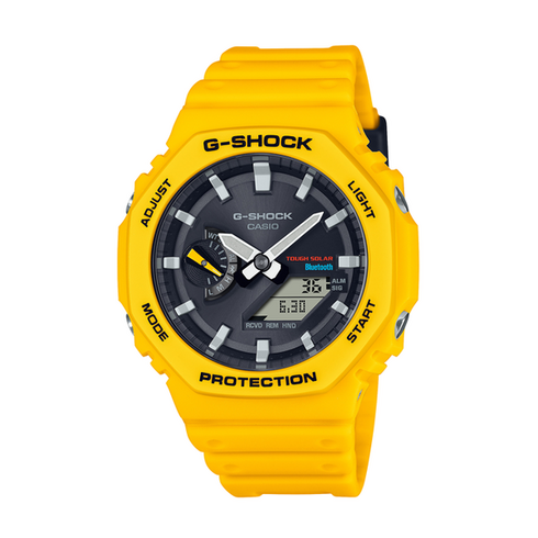 [지샥 G-SHOCK] GA-B2100C-9ADRR 지알오크 블루투스모델 캐주얼 옐로우컬러 시계