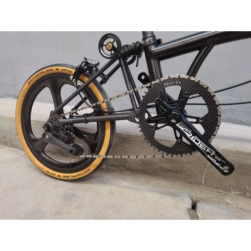 브롬톤자전거 TiAtom 티타늄 접이식 자전거 Brompton 모델 3 속도 7.2kg