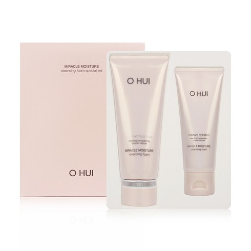 남성폼클렌징 - 오휘 미라클 모이스처 클렌징 폼 기획세트(200 ml +100ml), 1개, 1개
