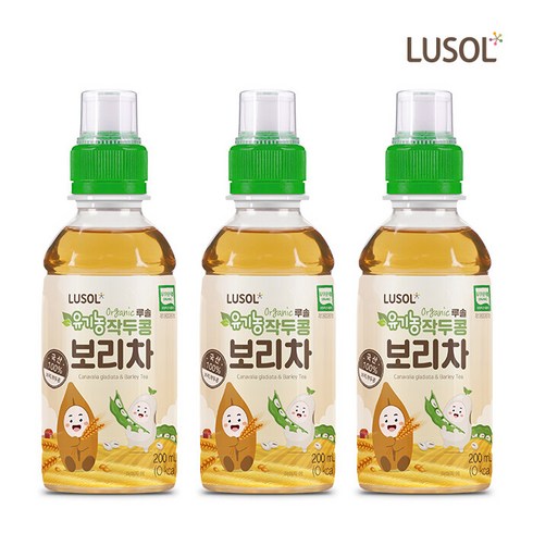 루솔보리차 - [G] 루솔 유기농 작두콩 보리차 페트 20병, 200ml, 20개, 1개