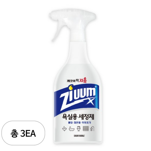 슈가버블 지움 욕실용 세정제, 850ml, 3개