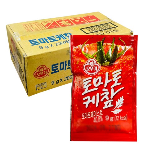 일회용케찹 - 오뚜기 일회용 토마토 케찹, 9g, 200개