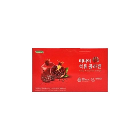 프리미엄 미녀의석류콜라겐 8박스168포 - 로지나 미녀의 석류콜라겐 25g x 25포 1박스