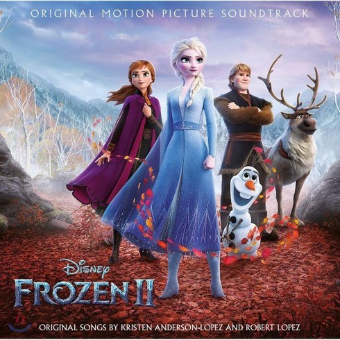 겨울왕국 2 애니메이션 음악(Frozen 2 OST) 영어버전, 1CD
