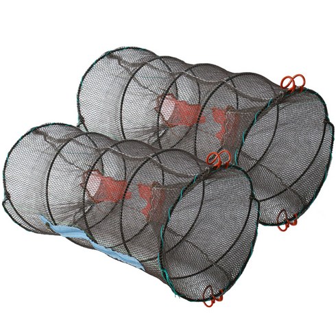 바다통발 - 카시안 고기잡이 통발 2개 세트 민물 바다 그물망 어망 뜰채 고기망 물놀이 낚시용품