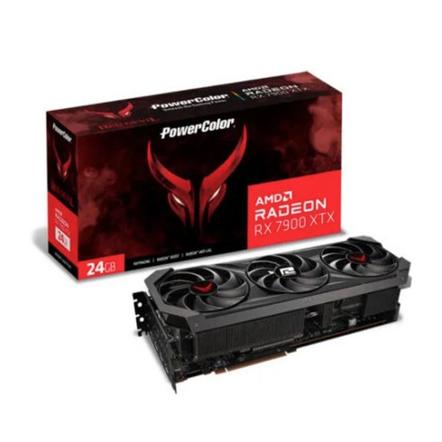 PowerColor Radeon 그래픽 카드 RX 7900 XTX Red Devil OC 24GB GDDR6