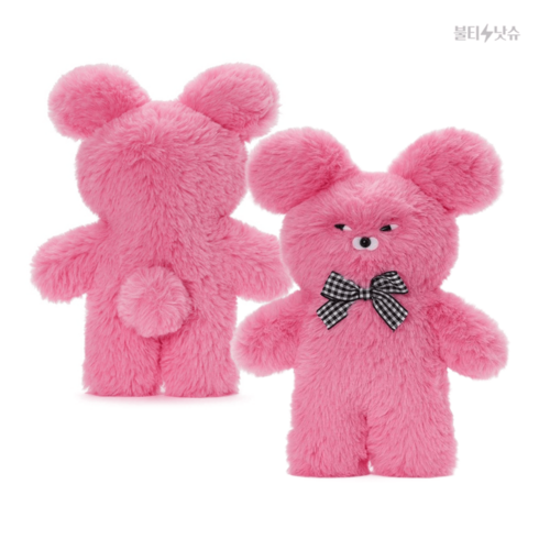 와사비베어 핑사비 베어 인형 캐릭터 굿즈 15x22cm, 핑사비베어 인형