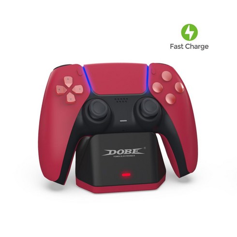 PS5 게이밍 핸들 싱글 충전 P5 무선 블루투스 핸들 싱글 충전 PS5 핸들 싱글 충전기, 색깔3, 하나, 1세트