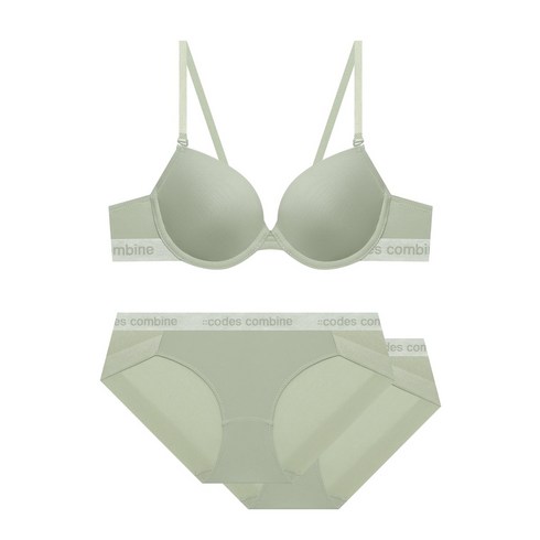 코데즈컴바인이너웨어 브라1장+팬티2장 라이트카키 브라팬티세트 CDWBR361LKH+BP361LKH884232
