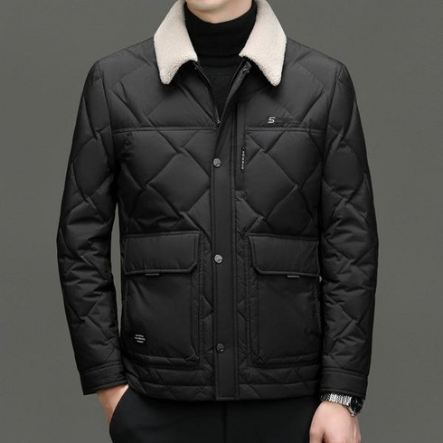 2023 미국 남성 캐주얼 폴로 누빔 퀼팅 코듀로이 자켓 생산공장 판매 002