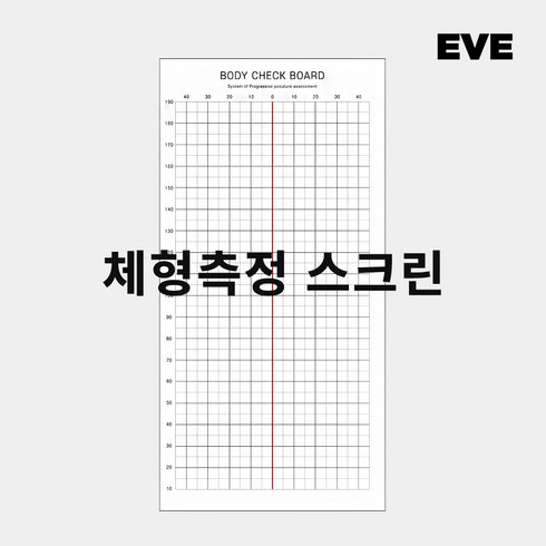 바로보드 - 바디체크보드_3type 체형스크린 체형분석 체형측정스크린 셀프몸매교정표 자세교정격자표, 현수막천, 일반형, 1개