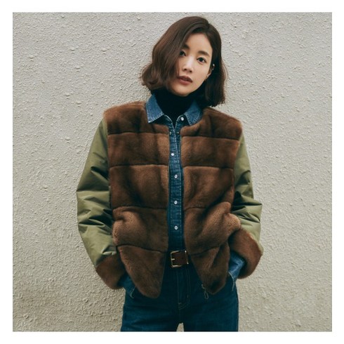 셀렙샵 에디션 셀렙샵 에디션 23PRE 리버시블 FAUX 밍크 구스다운