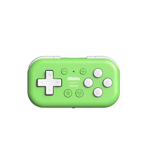 8BitDo 게임패드 마이크로 블루투스 컨트롤러 16키 NS Micro 게임패드, 그린, 1개