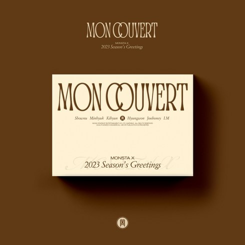 몬스타엑스(MONSTA X) - 2023 시즌 그리팅 MON COUVERT [WALL CALENDAR Ver.], Poster