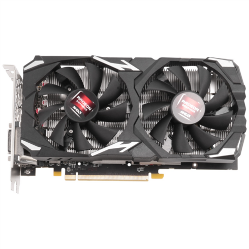 2024년 가성비 최고 RX580 8G - RX580 8G 2048SP 게임용 그래픽 카드 8GB DDR5 256Bit 1284/1750MHz DVI DP HDMI 호환 인터페이스 PCIE 3.0 16X 6PIN, 검은색