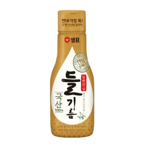 샘표 일편단심 국산 들기름, 200ml, 1개