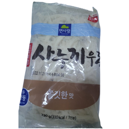 면사랑 프리미엄 사누끼우동 쫄깃한맛, 230g, 10개