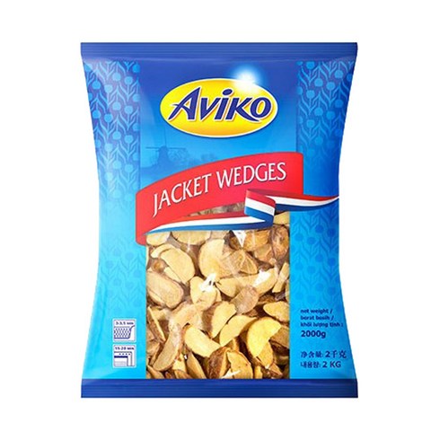 아비코) 반달감자(웨지)-2kg, 2kg, 1개