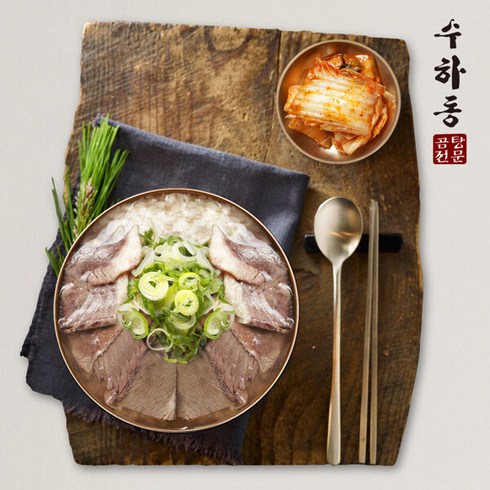 수하동 한우 암소곰탕 [특곰탕] 입맛에 맞는 깔끔한 국물 10팩, 585g, 10개