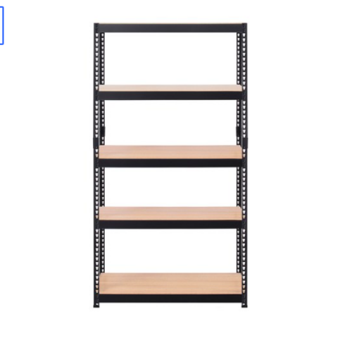 2023년 가성비 최고 스피드랙 - 스피드랙 V2 5단 선반 700 x 400 x 1500 mm, 블랙(앵글)