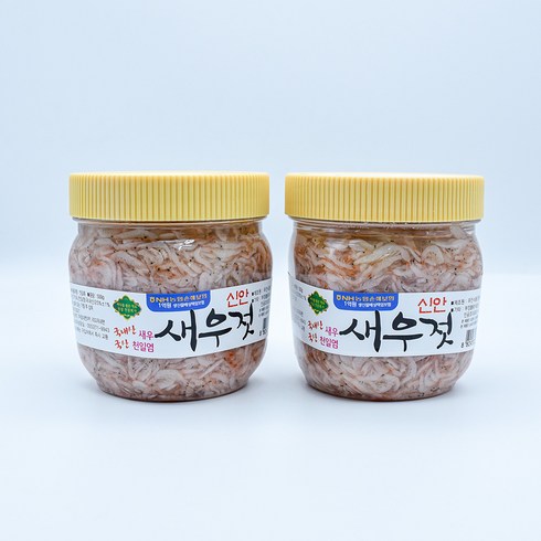 송화용 새우젓세트 500g4통 총2kg - 신안 새우젓 국산 천일염 새우로 만든 새우젓, 2개, 500g