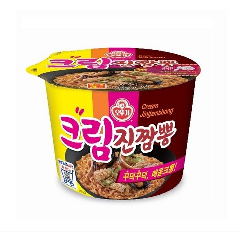 오뚜기 크림진짬뽕 용기 105g, 12개