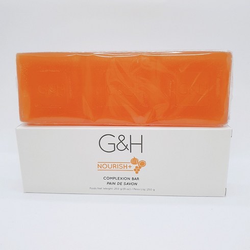 암웨이 G&H 너리쉬+ 컴플렉션바 비누 3p, 250g, 2개