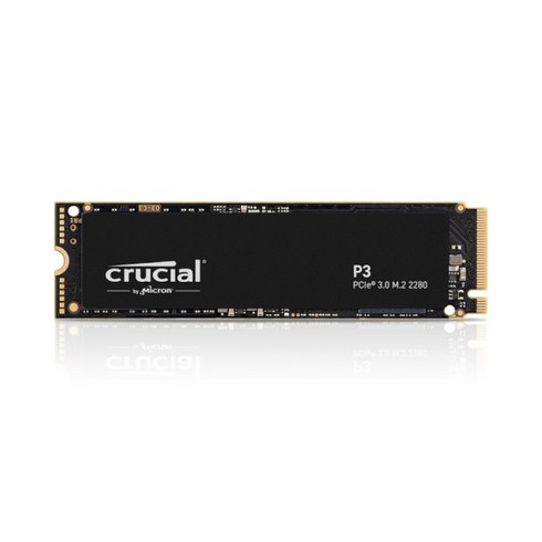 [마이크론] Crucial P3 M.2 NVMe 2280 대원씨티에스 [2TB QLC]