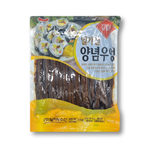 일가집 양념우엉 1kg 우엉조림 김밥용, 1개