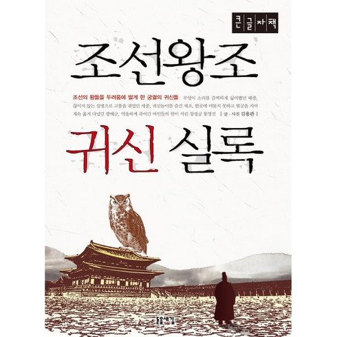 조선왕조 귀신 실록 (큰글자책) : 조선의 왕들을 두려움에 떨게 한 궁궐의 귀신들, 김용관 저, 돋을새김