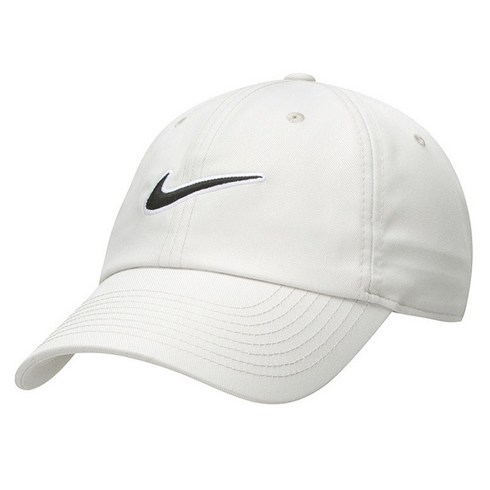 FB5369-072 - 나이키 남녀공용 클럽 캡 FB5369-072, 화이트, 1개