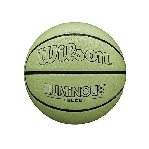 윌슨 루미너스 글로우 야광 농구공, 29.5", 1개