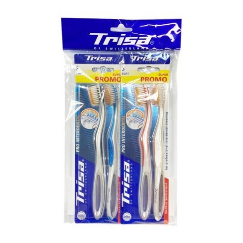 트리사 프로인터덴탈 칫솔 4P SOFT, 4개입, 1개